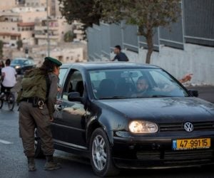 Israeli forces car