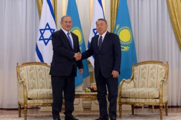 PM Netanyahu and Kazakh President Nursultan Nazarbayev