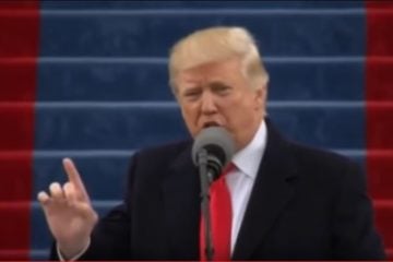 Trump at swearing-in ceremony