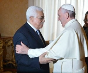 Pope Francis and Mahmoud Abbas