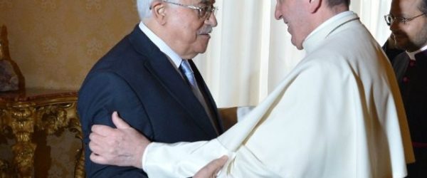 Pope Francis and Mahmoud Abbas