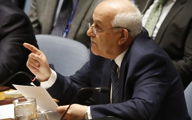 New tactic? PA ambassador wants to ‘save the two-state solution’ through UN