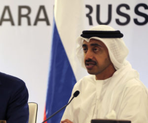 Russian and United Arab Emirates (UAE) foreign ministers