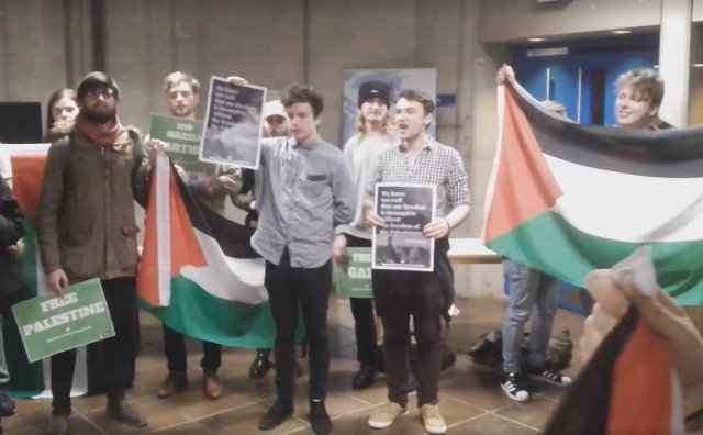 Pro-Palestinian activists prevent Dublin campus event with Israeli envoy