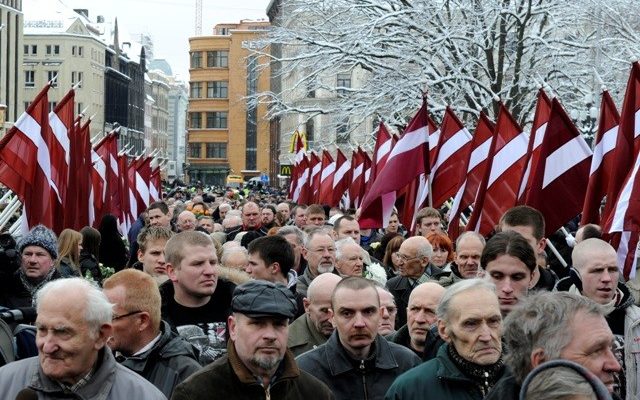 Latvian march honors former Nazis