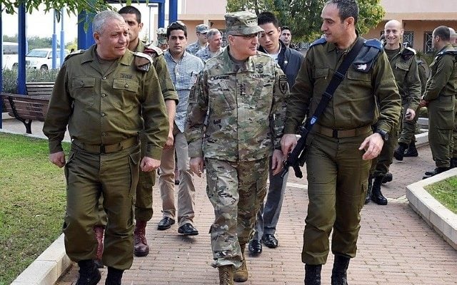 Top US general in Israel to strengthen ties with IDF