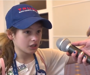 11-year-old Trump girl: 'We're going to build a wall, and Mexico will pay for it'
