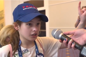 11-year-old Trump girl: 'We're going to build a wall, and Mexico will pay for it'