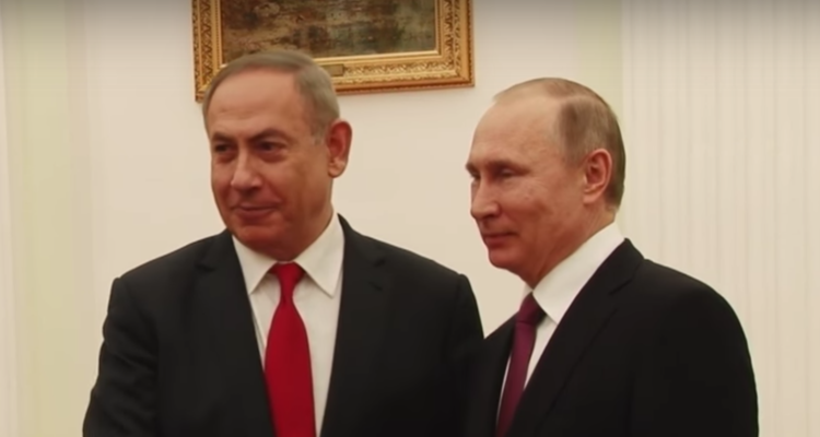 Netanyahu urges Putin to help prevent Iranian military front in Syria