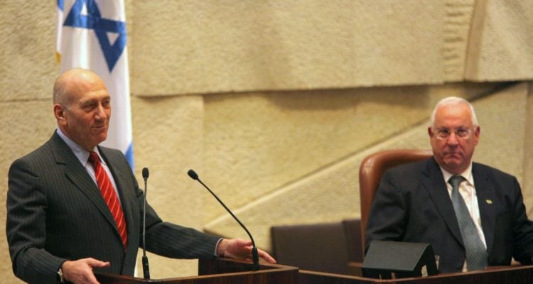 President Rivlin rejects former PM Olmert’s pardon request