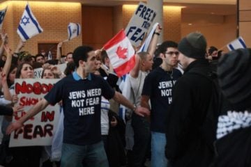 Jewish students rally against anti-Israel activism and anti-Semitism at York University