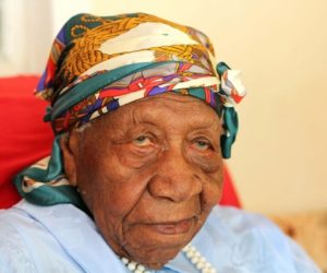 Violet Brown, the world's oldest person.