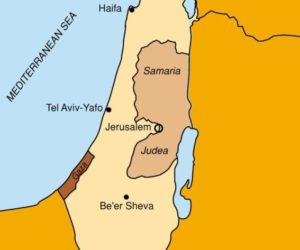 Judea and Samaria map