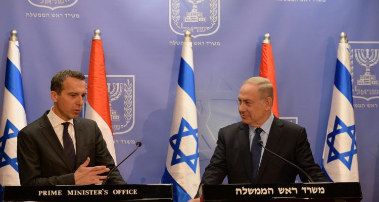 Netanyahu thanks Austrian Chancellor for fighting Holocaust denial, anti-Semitism