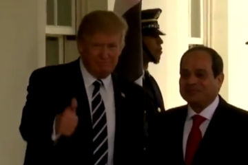 Trump and al Sisi at White House