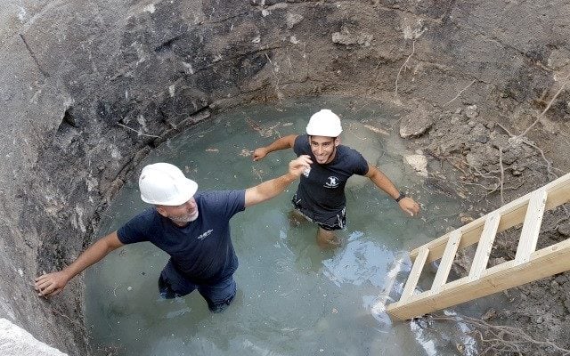 Archaeologists expose Ottoman-era well in central Israel