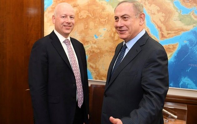 US special envoy Jason Greenblatt releases map that includes the Golan