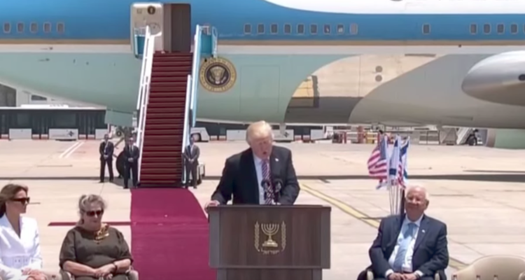 In Israel, Trump cites ‘rare opportunity for security and peace’