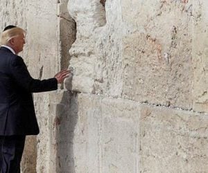 trump at western wall