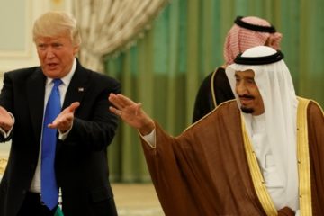 President Donald Trump and Saudi King Salman