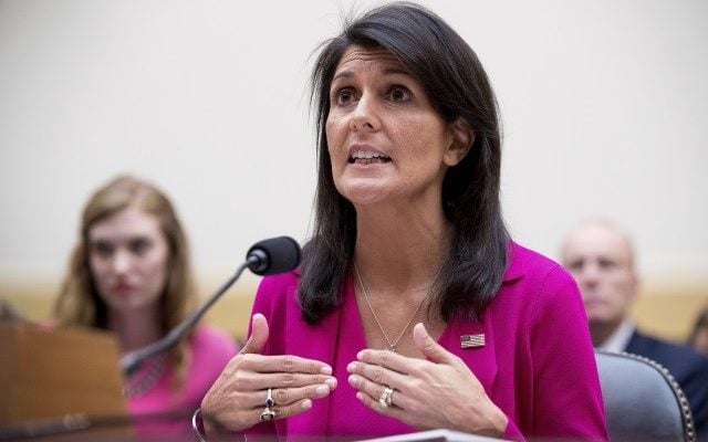 Haley to UN envoy: Blame Hamas, not Israel