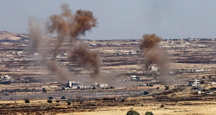 Israel attacks Syrian position in Golan Heights in response to rocket fire