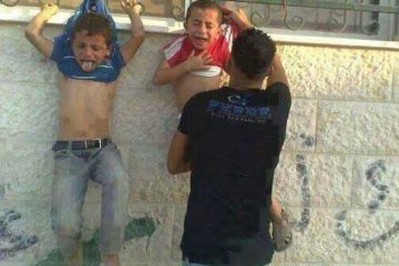 Gaza children used as human shields