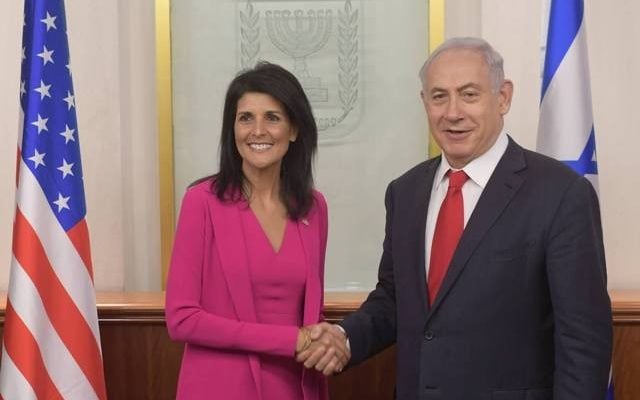 Haley arrives in Israel, has ‘no patience for bullies’ at UN