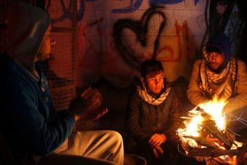 Palestinians in Gaza City