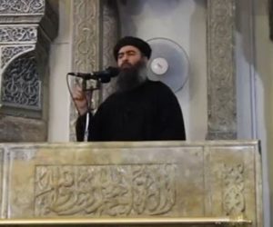 al-Baghdadi in Nuri mosque