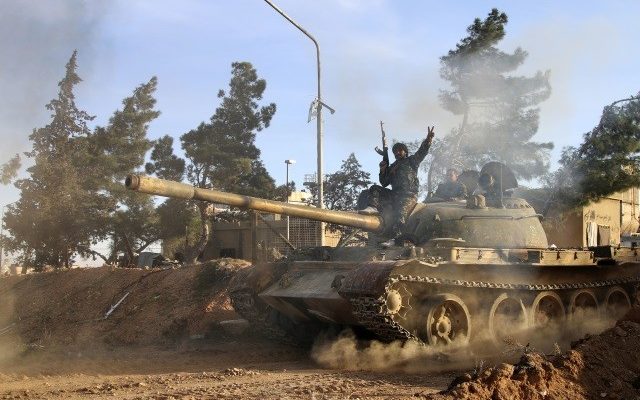 US-backed Syrian forces breach ISIS capital