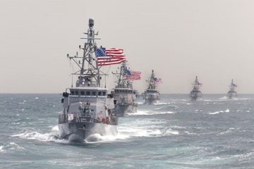 Cyclone-class patrol ships in the Persian Gulf