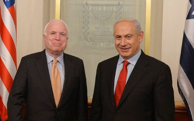 Sen. McCain, close friend of Israel, diagnosed with brain tumor