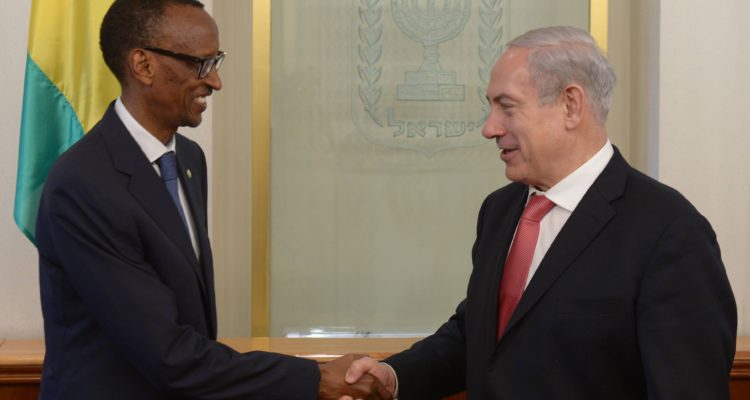 Rwandan president gets warm reception from Israeli leaders