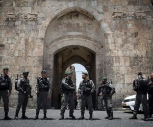police outside the Temple Mount