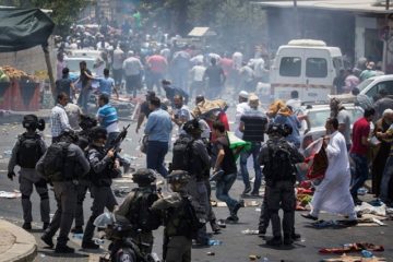 riot police Jerusalem