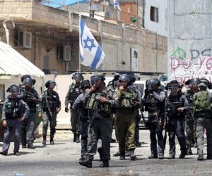 IDF Palestinian riot