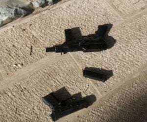 Terrorist weapons in Temple Mount shooting