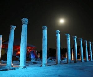 Ancient pillars at Beit Shean