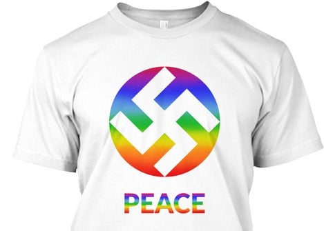 Designer peddles Nazi design as symbol of ‘peace’ and ‘love’
