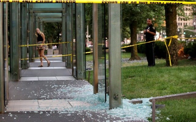 Boston Holocaust memorial vandalized for second time