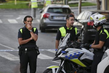 Spain Barcelona Pedestrians Hit