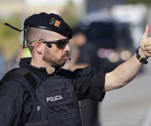 Police in Spain after van terrorist killed