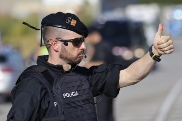 Police in Spain after van terrorist killed