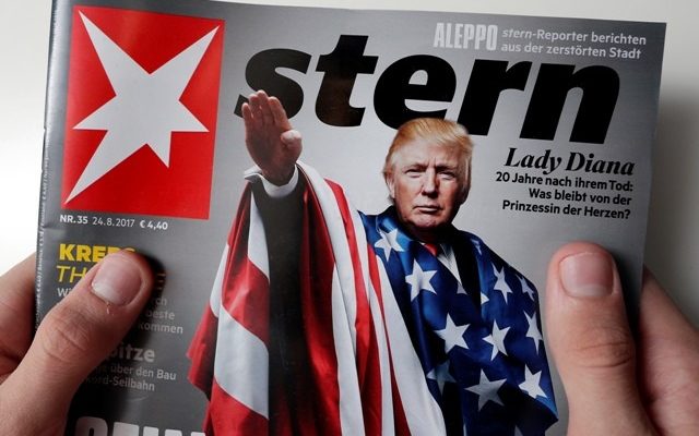 German magazine slammed for Trump ‘Nazi salute’ cover