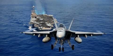 F-18 aircraft carrier
