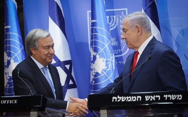 Netanyahu demands UN prevent Iranian threat at Israel’s border