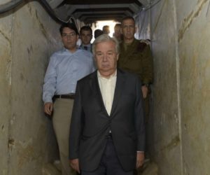 Guterres visits Hamas terror tunnel