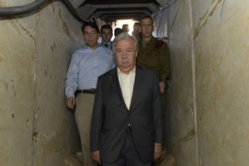 Guterres visits Hamas terror tunnel