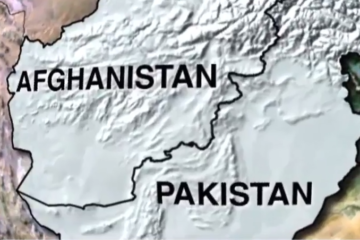 Map afghanistan pakistan